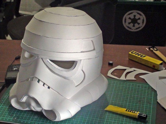 Foam Papercraft Paradise EVA papercraft Helmet Stormtrooper   batman with  helmet  Pepakura