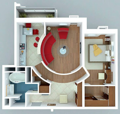 InfoMedia Digital: 7 Desain Denah Rumah Modern untuk 