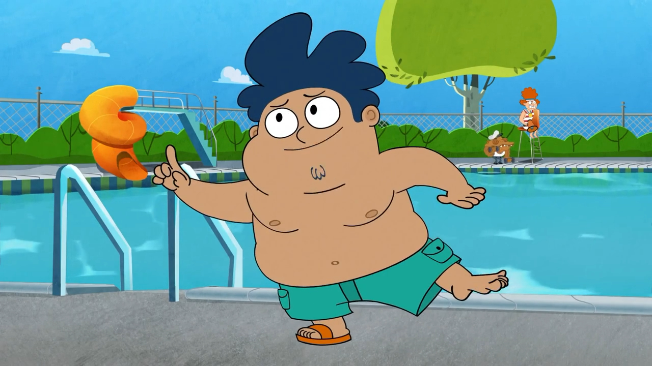 Shirtless Drawn Cartoon Boys: Shirtless Milo, Oscar and Other Humans in Fish  Hooks