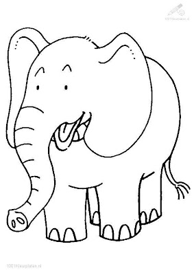 Elephant Coloring Pages