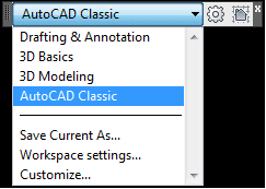 pengaturan workspace autocad