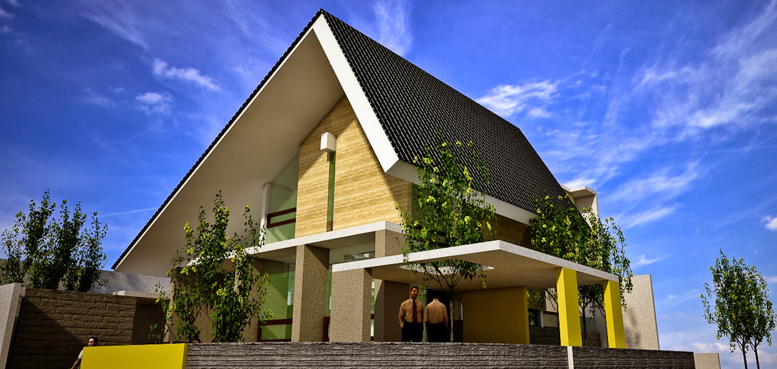 imajinasirumahStudio RUMAH  TROPIS  ATAP  PELANA