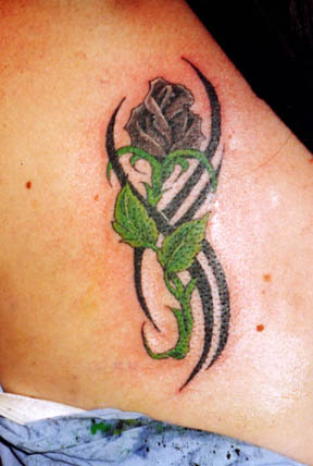 Bodypainting Tattoos Design Roses