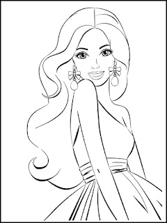 Desenhos do Barbie para Colorir