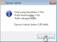 Recovery File Yang Terhapus Di PC Windows7 Dengan Recuva