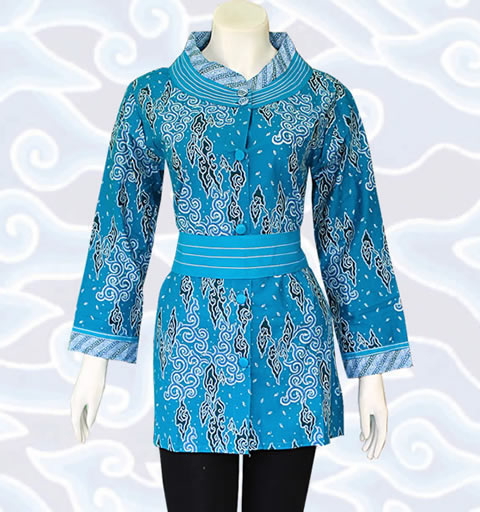 Model Baju  Atasan  Batik  Modern Untuk Pria Dan Wanita