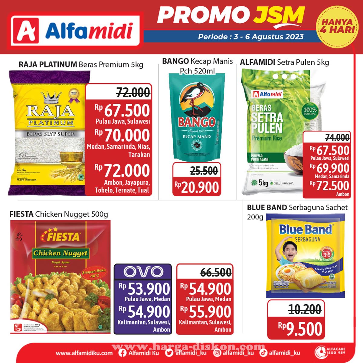 Promo ALFAMIDI Akhir Pekan Promo JSM 3 - 6 Agustus 2023