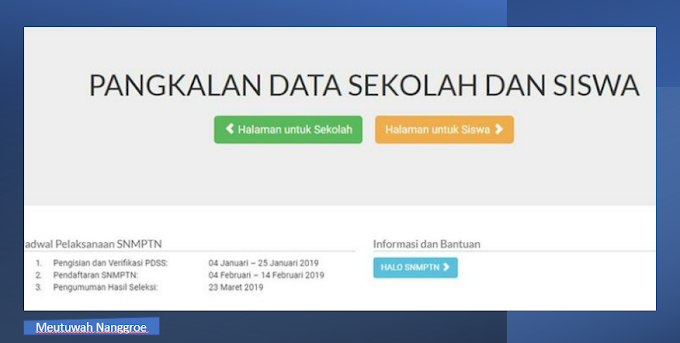 Cara Isi PDSS untuk SNBP Tahun 2023