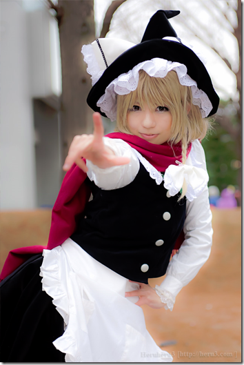 touhou project cosplay - kirisame marisa from winter comiket 2010