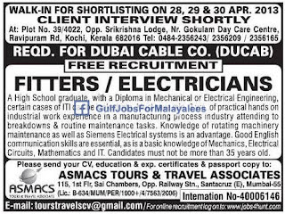 Free Recruitment For Dubai