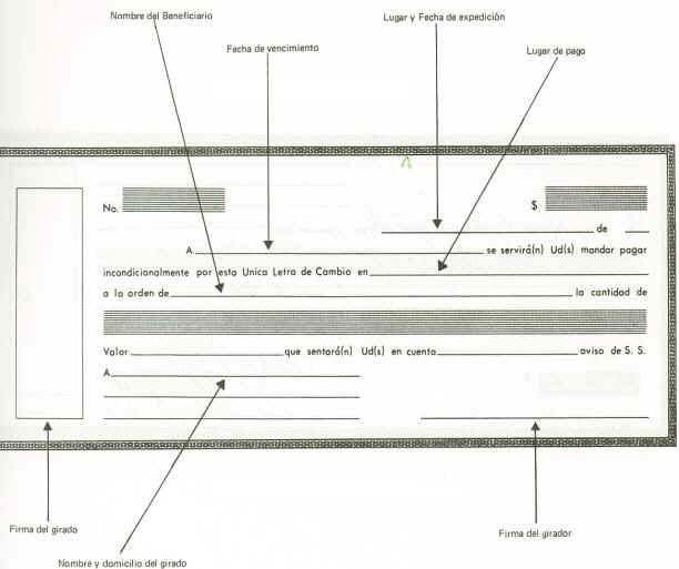 Caracteristicas de letra de cambio derecho mercantil