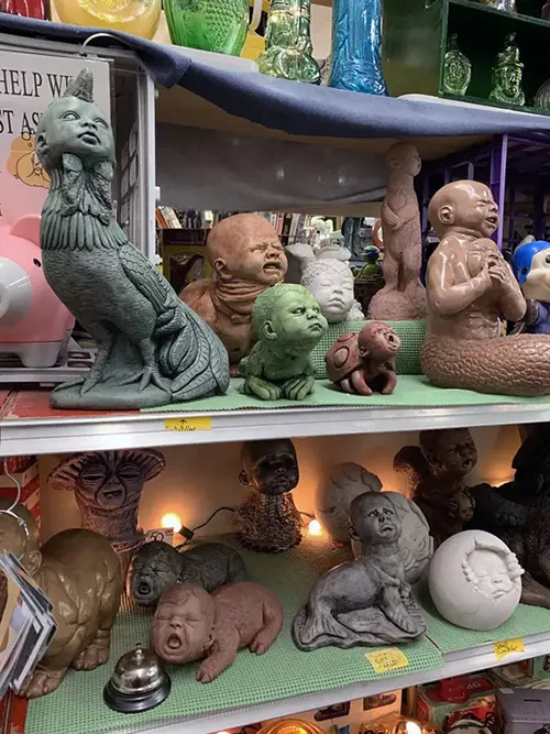 Gothic Baby Statuary