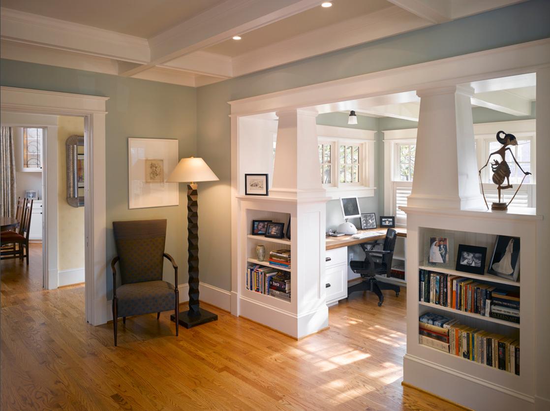 Craftsman Style Office Nook
