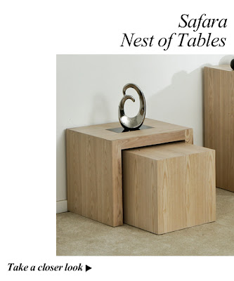 Safara Solid Wood Nest of Tables from Furniture123