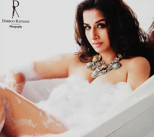 Vidya Balan Latest Calender Shoot 2012