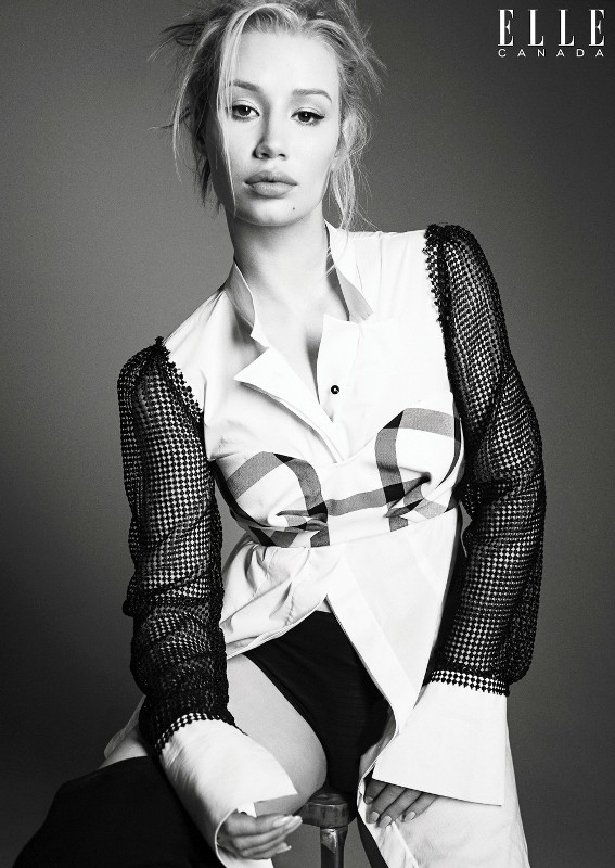 iggy azalea sexy models photo shoot for elle magazine canada