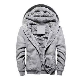 Winter Mens Long Sleeve Hooded Casual Jacket