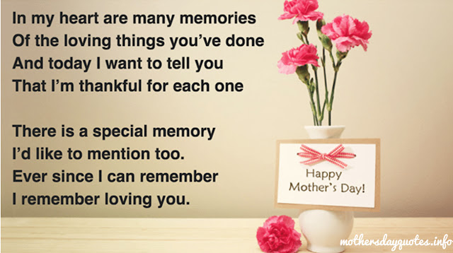 Happy mothers day poems