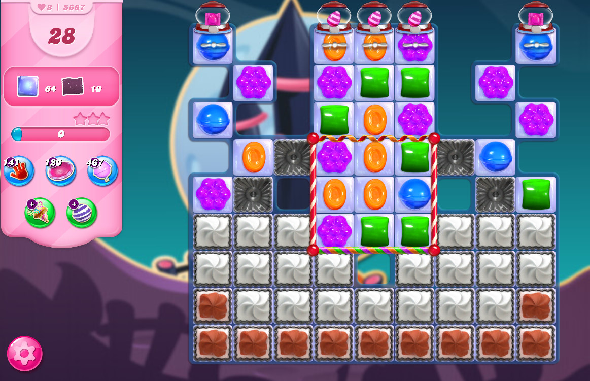 Candy Crush Saga level 5667