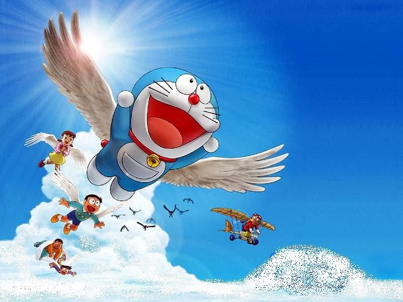 40+ Wallpaper Doraemon Terbang