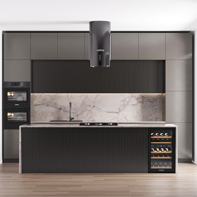 Modern Kitchen With Island  | 3d model