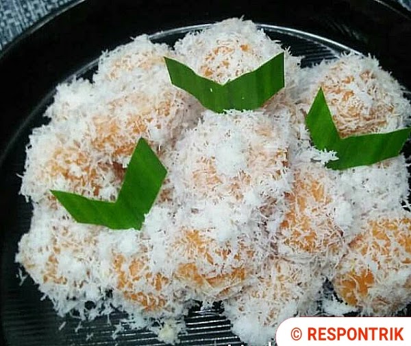 Cara membuat klepon ubi merah, resep klepon enak, kumpulan resep klepon, bahan membuat klepon ubi