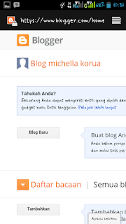 Proses pembuatan Blog di Android