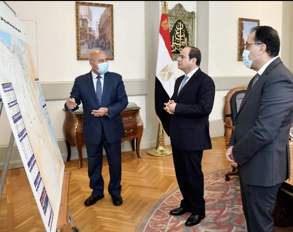 الرئيس "السيسي " يشرف على تنفيذ مشروع القطار الكهربائي الذى يعد من احدث المشاريع القومية فى الشرق الأوسط