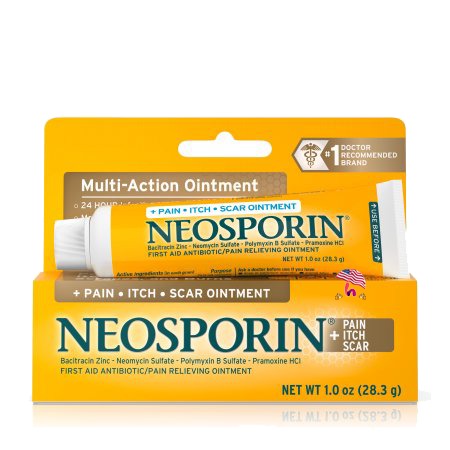 Thuốc Mỡ Kháng Sinh Neosporin + Pain, Itch, Scar Ointment