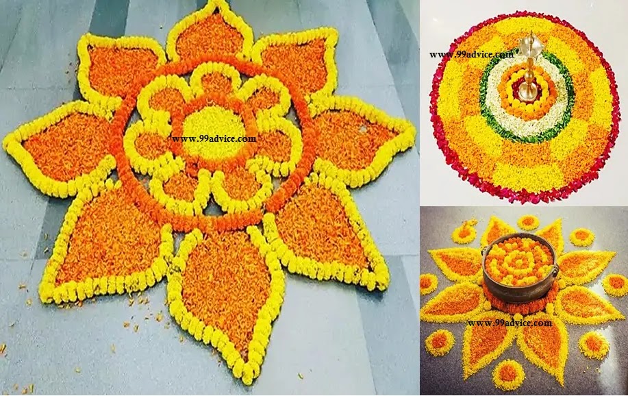 Flower Rangoli Design: 15 Rangoli Design For A Radiant Diwali That Are Trending This Season