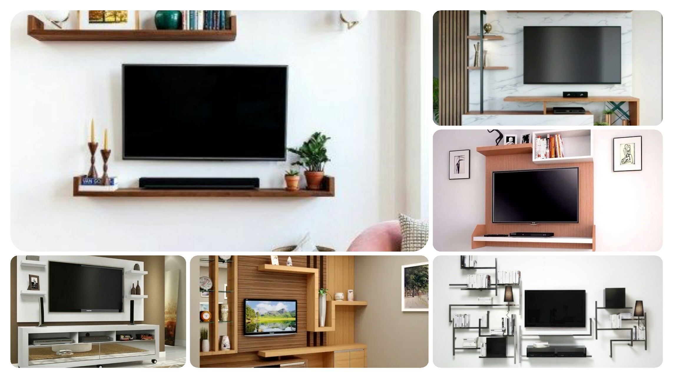 desain rak dinding tv modern - desain rumah minimalis sederhana