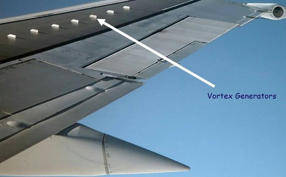 A vortex generator (VG) - اسأل الطيار ask pilot