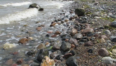 Steine am Strand