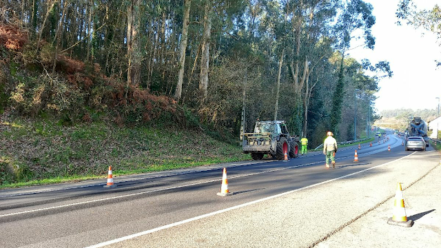 A XUNTA ADXUDICA POR MÁIS DE 1,1 m€ AS OBRAS DE MELLORA DO FIRME EN SEIS ESTRADAS AUTONÓMICAS DE PONTEVEDRA E dO SALNÉS