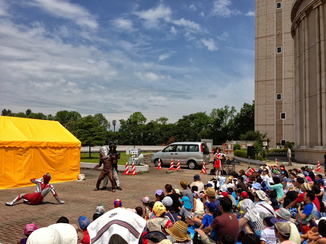 こしがや田んぼアート2013ウルトラマン（納涼祭）