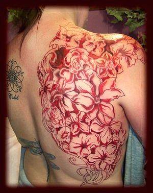 flower tattoo design art
