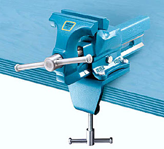 clamping vice as holding tool