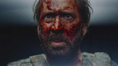 Nicolas Cage bloody Mandy 2018