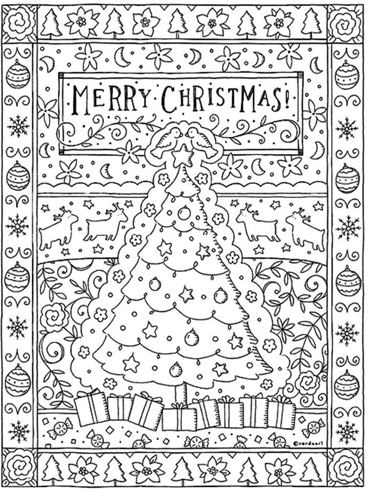Christmas Mandala Coloring Pages Coloring Pages