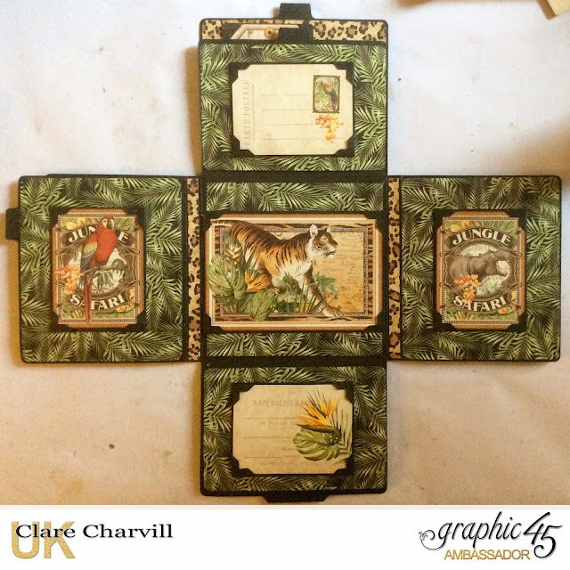 Safari Adventure Photo Wallet 4 Clare Charvill Graphic 45 