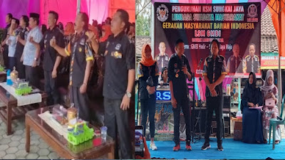 Pengukuhan KSM Sungkai Jaya, Usung Tema GMBI Hadir ~ Sungkai Jaya Maju