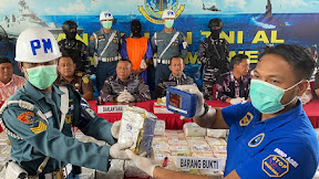 Penyeludupan 100 Kg Narkoba Berhasil Di Gagalkan Oleh TNI AL Lhokseumawe Di Pantai Lhok Puuk