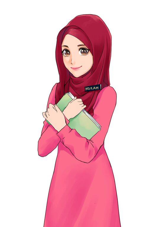 27+ Gambar Kartun Guru Muslimah Sedang Mengajar