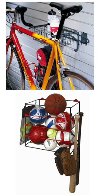 Sports ball storage for Garage