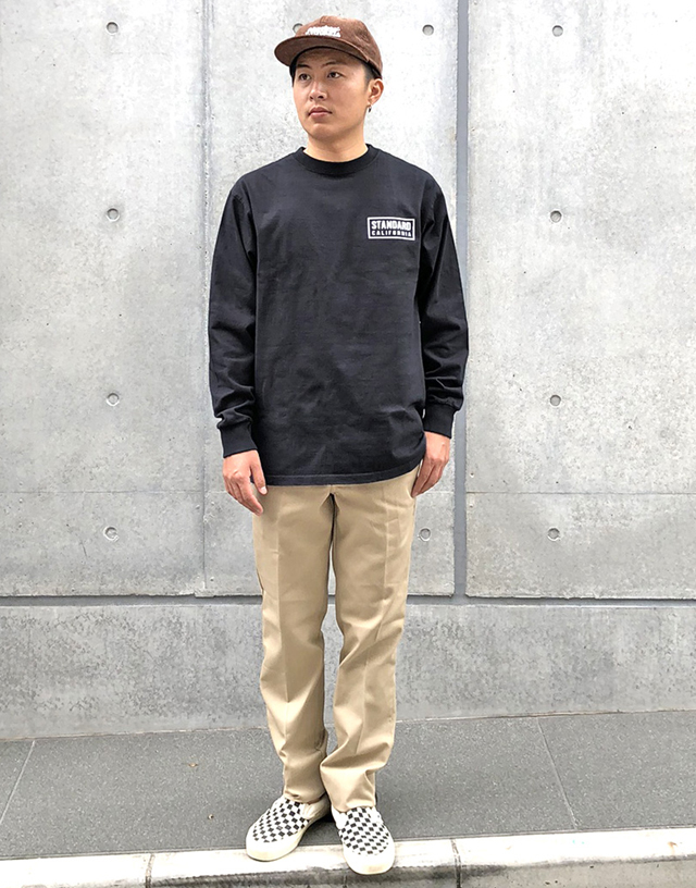 STANDARD CALIFORNIA HEAVYWEIGHT BOX LOGO LONG SLEEVE T-SHIRT