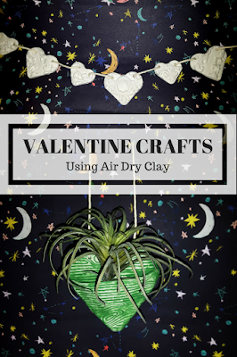 Valentines crafts using air dry clay