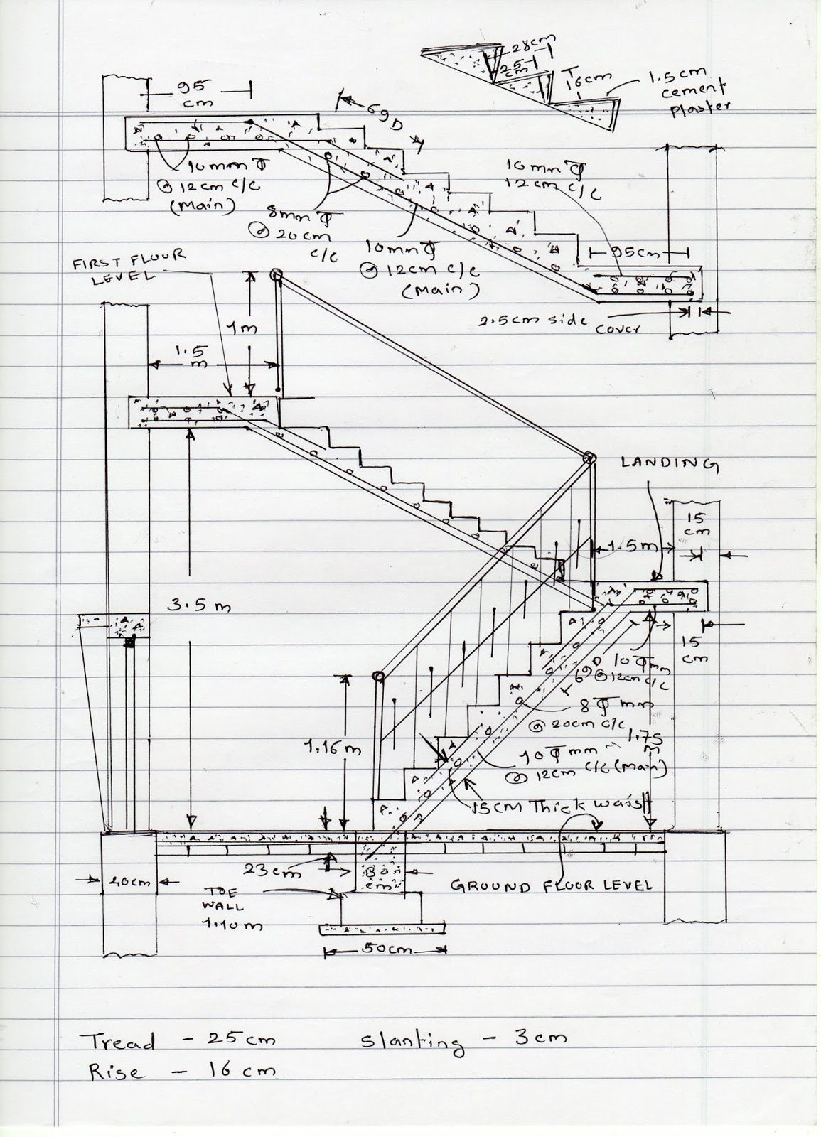 Civil At Work: How To Calculate Staircase Concrete Quantity