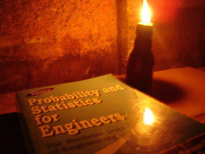 a book with a lamp on loadshedding night