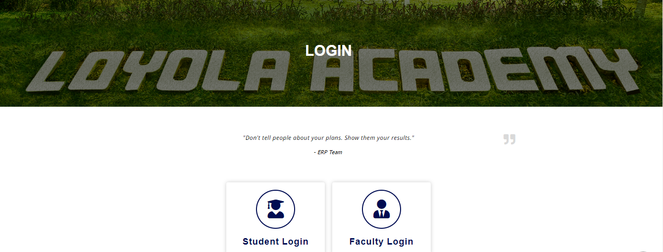erp login loyola