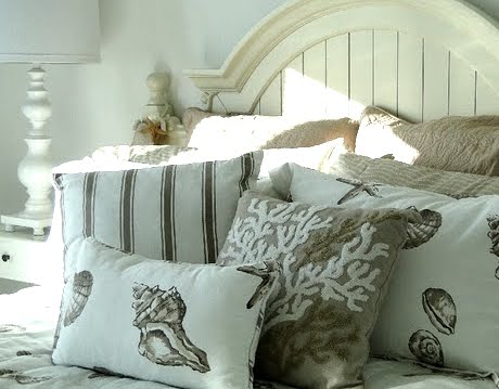 Neutral Coastal Cottage Bedroom